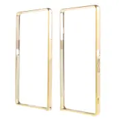 Metal Bumper till Sony Xperia M4 Aqua- Guld