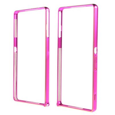Metal Bumper till Sony Xperia M4 Aqua - Magenta