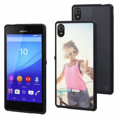 Muvit Myframe till Sony Xperia M4 Aqua - Vit/Svart
