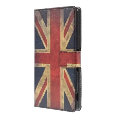 Plånboksfodral till Sony Xperia M4 Aqua - British
