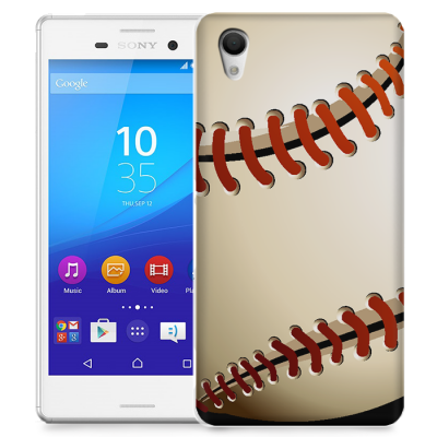 Skal till Sony Xperia M4 Aqua - Baseboll