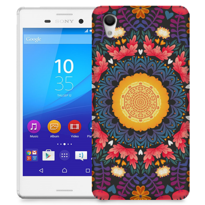 Skal till Sony Xperia M4 Aqua - Blommor