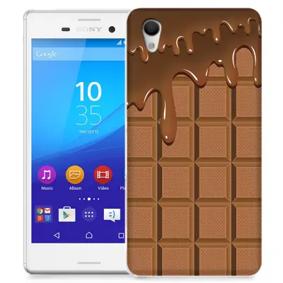 Skal till Sony Xperia M4 Aqua - Choklad