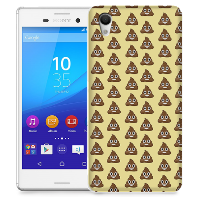 Skal till Sony Xperia M4 Aqua - Emoji - Bajs