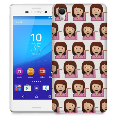 Skal till Sony Xperia M4 Aqua - Emoji - Flicka