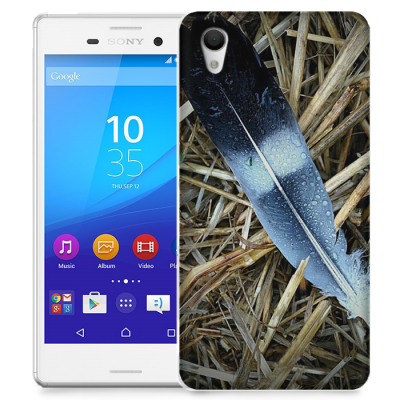 Skal till Sony Xperia M4 Aqua - Fjäder