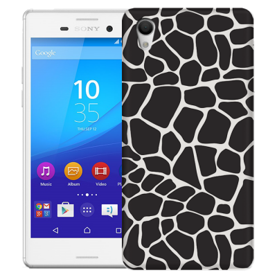 Skal till Sony Xperia M4 Aqua - Gepard - Grå