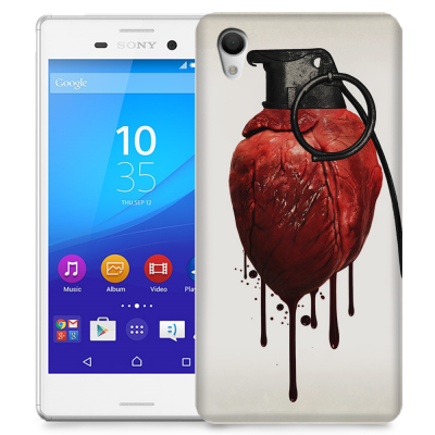 Skal till Sony Xperia M4 Aqua - Heart Grenade