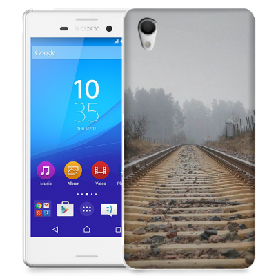 Skal till Sony Xperia M4 Aqua - Järnvägsspår