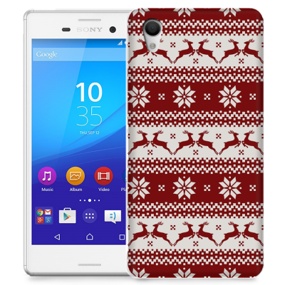 Skal till Sony Xperia M4 Aqua - Juldekor - Renar