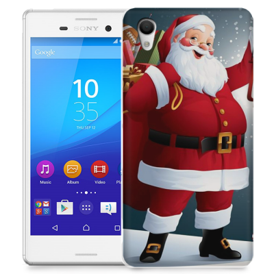 Skal till Sony Xperia M4 Aqua - Jultomten