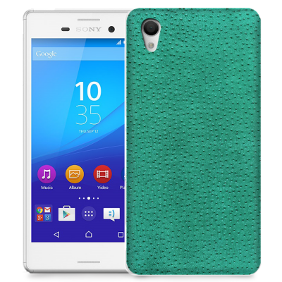 Skal till Sony Xperia M4 Aqua - Knottrig - Grön