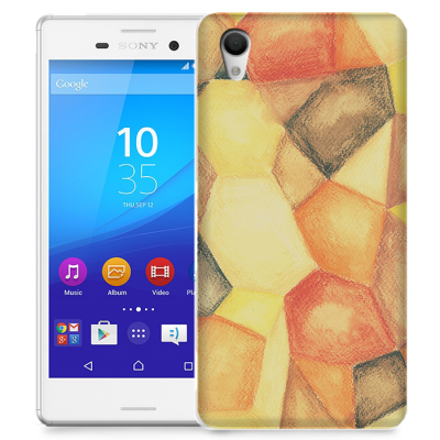 Skal till Sony Xperia M4 Aqua - Målning - Lapptäcke