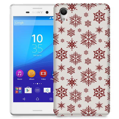 Skal till Sony Xperia M4 Aqua - Mönster - Flakes