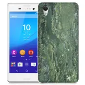 Skal till Sony Xperia M4 Aqua - Marble - Grön