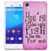 Skal till Sony Xperia M4 Aqua - Only Fish Pink