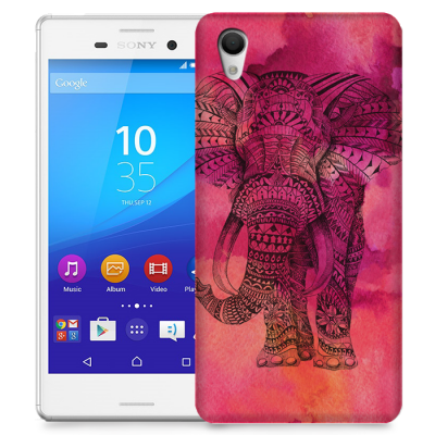 Skal till Sony Xperia M4 Aqua - Orientalisk elefant