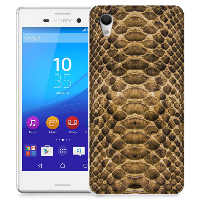 Skal till Sony Xperia M4 Aqua - Ormskinn
