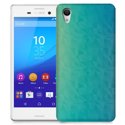 Skal till Sony Xperia M4 Aqua - Prismor - Grön