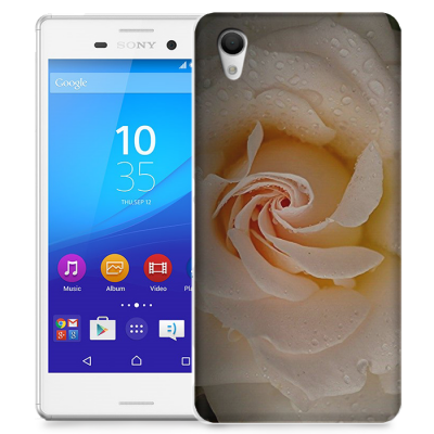Skal till Sony Xperia M4 Aqua - Ros persika
