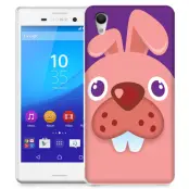 Skal till Sony Xperia M4 Aqua - Rosa kanin
