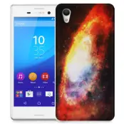 Skal till Sony Xperia M4 Aqua - Rymden - Röd