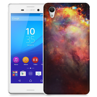 Skal till Sony Xperia M4 Aqua - Rymden - Svart