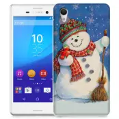 Skal till Sony Xperia M4 Aqua - Snögubbe