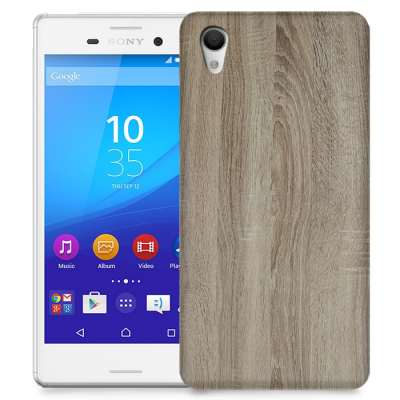 Skal till Sony Xperia M4 Aqua - Trä - Ek