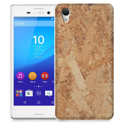 Skal till Sony Xperia M4 Aqua - Träflisor