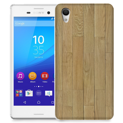 Skal till Sony Xperia M4 Aqua - Trägolv