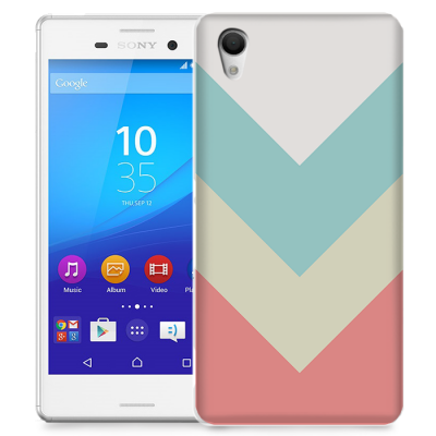 Skal till Sony Xperia M4 Aqua - Vinklar - Bubbelgum
