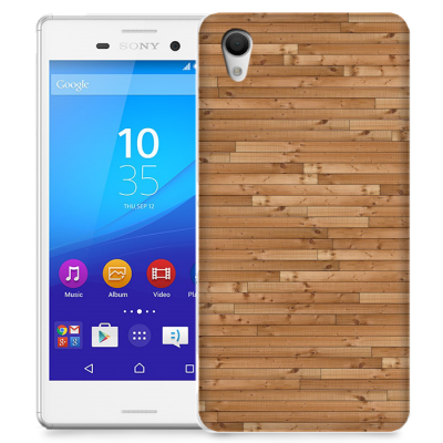 Skal till Sony Xperia M4 Aqua - Wood floor