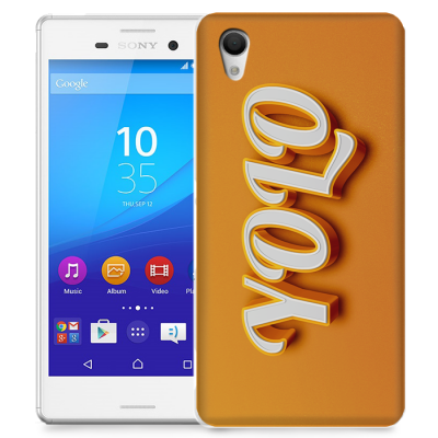 Skal till Sony Xperia M4 Aqua - Yolo - Orange