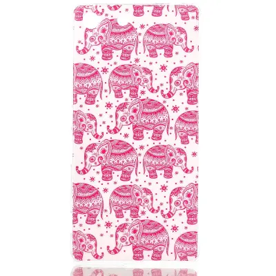 Flexicase Skal till Sony Xperia M5 - Elefanter
