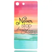 Flexicase Skal till Sony Xperia M5 - Never Stop Dreaming