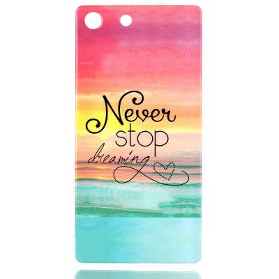 Flexicase Skal till Sony Xperia M5 - Never Stop Dreaming