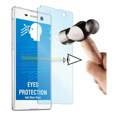 Muvit Härdat glas Antiblueray till Sony Xperia M5