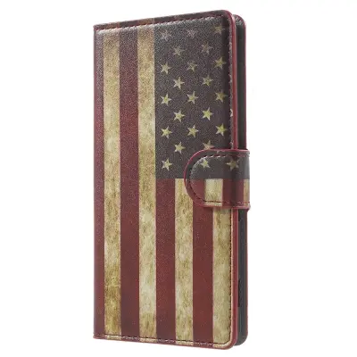 Plånboksfodral till Sony Xperia M5 - America