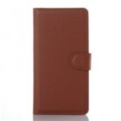 Plånboksfodral till Sony Xperia M5 - Brun