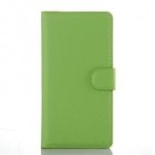 Plånboksfodral till Sony Xperia M5 - Grön