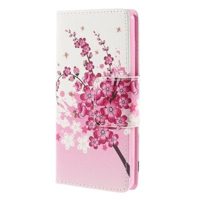 Plånboksfodral till Sony Xperia M5 - Sommar Rosa