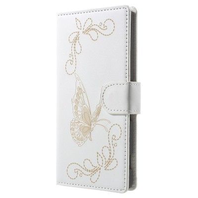 Plånboksfodral till Sony Xperia M5 - Vit