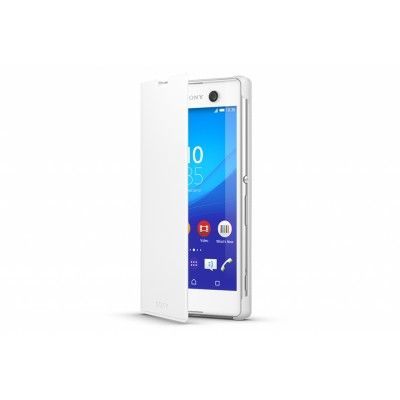 View Cover SCR48 till Sony Xperia M5 - Vit