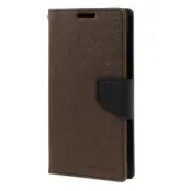 Mercury Fancy Plånboksfodral till Sony Xperia T3 (Brun)