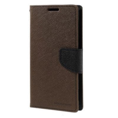 Mercury Fancy Plånboksfodral till Sony Xperia T3 (Brun)