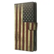Plånboksfodral till Sony Xperia T3 - Vintage USA