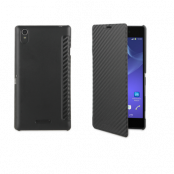 Roxfit - Made for Xperia - Book flip case till Sony Xperia T3 - Svart
