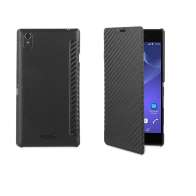 Roxfit - Made for Xperia - Book flip case till Sony Xperia T3 - Svart