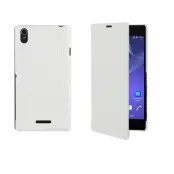 Roxfit - Made for Xperia - Book flip case till Sony Xperia T3 - Vit